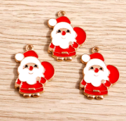 Christmas Santa Charm for Cat Collars